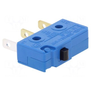 Microswitch SNAP ACTION | 5A/250VAC | without lever | SPDT | Pos: 2