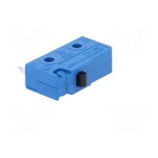 Microswitch SNAP ACTION | 5A/250VAC | without lever | SPDT | Pos: 2