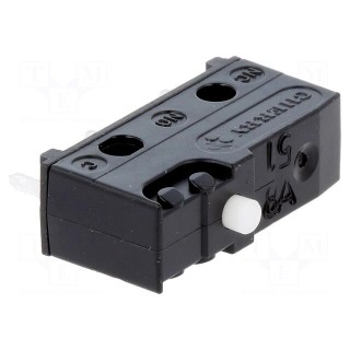Microswitch SNAP ACTION | without lever | SPDT | 6A/250VAC | ON-(ON)