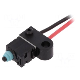 Microswitch SNAP ACTION | 0.05A/15VDC | without lever | SPST-NC