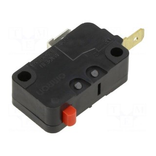 Microswitch SNAP ACTION | 16A/250VAC | without lever | SPST-NC