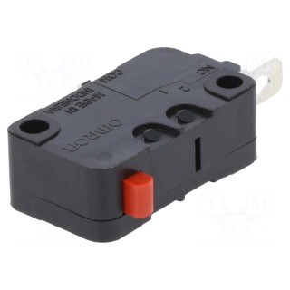 Microswitch SNAP ACTION | without lever | SPST-NC | 16A/250VAC