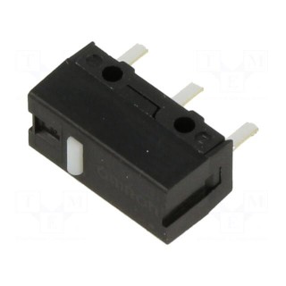 Microswitch SNAP ACTION | 0.001A/6VDC | without lever | SPST-NO