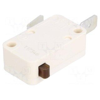 Microswitch SNAP ACTION | 10A/250VAC | without lever | SPST-NO