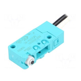 Microswitch SNAP ACTION | without lever | SPST-NO | 5A/250VAC | IP67