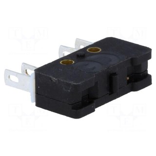 Microswitch SNAP ACTION | 6A/400VAC | 0.25A/220VDC | without lever