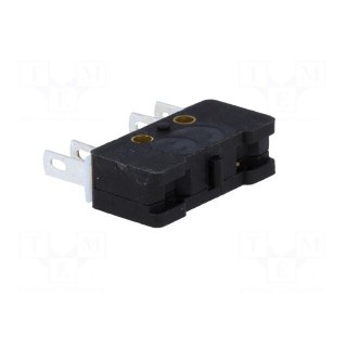 Microswitch SNAP ACTION | without lever | SPST-NO + SPST-NC | IP40