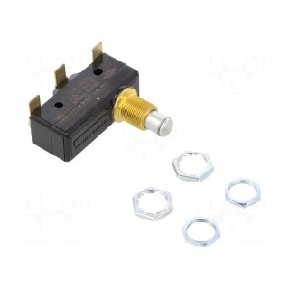 Microswitch SNAP ACTION | 15A/600VAC | 15A/250VDC | without lever