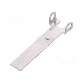 Straight lever | 17.6mm | Mat: stainless steel