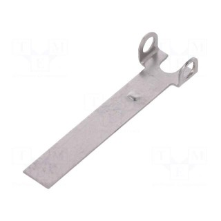 Straight lever | 19.8mm | Mat: stainless steel