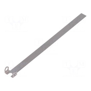 Straight lever | 55.3mm | Mat: stainless steel
