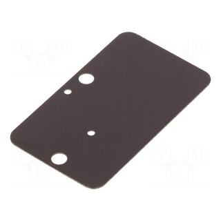 Microswitch SNAP ACTION | Shape: rectangular | 38x25.5x0.5mm