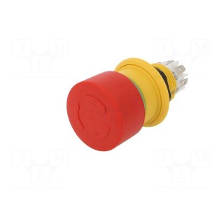 Switch: emergency stop | 16mm | Stabl.pos: 2 | NC x2 | red | none | Pos: 2