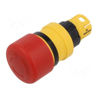 Switch: emergency stop | 16mm | Stabl.pos: 2 | red | none | Pos: 2 | 61