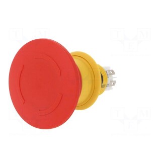Switch: emergency stop | Stabl.pos: 2 | NC + NO x2 | 16mm | red | none
