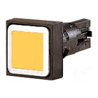 Switch: push-button | 16mm | Stabl.pos: 1 | yellow | Pos: 2 | -25÷70°C