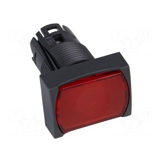 Switch: push-button | 16mm | Stabl.pos: 2 | red | ZB6Z | Pos: 2 | -40÷70°C