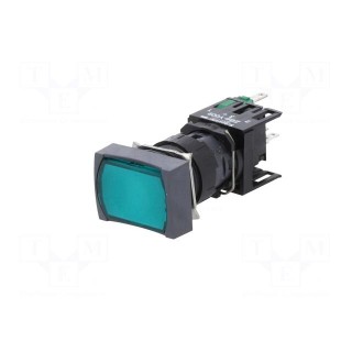 Switch: push-button | Stabl.pos: 1 | NO | 16mm | green | LED | 12÷24VDC