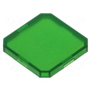 Actuator lens | green | OKTRON®-JUWEL