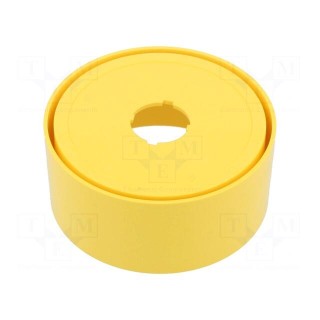 Protective cap | 22mm | SF2ER | Body: yellow | Ø86.5x38.5mm