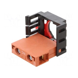 Switch: emergency stop | 22mm | Stabl.pos: 1 | NC | red | 3A/230VAC | IP65