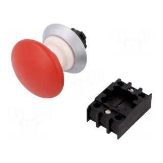 Switch: emergency stop | Stabl.pos: 2 | 22mm | red | Illumin: none | IP67