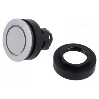 Switch: push-button | 22mm | silver | depending on the holder | IP65
