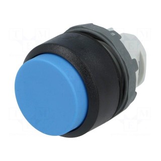 Switch: push-button | 22mm | Stabl.pos: 1 | blue | none | IP66 | prominent