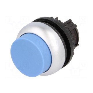 Switch: push-button | Stabl.pos: 1 | 22mm | blue | Illumin: none | IP67