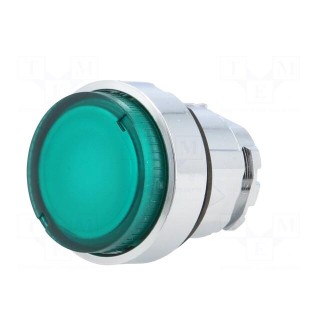 Switch: push-button | Stabl.pos: 1 | 22mm | green | Illumin: ZBV6 | IP66