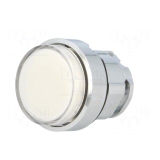 Switch: push-button | 22mm | Stabl.pos: 1 | white | IP66 | prominent