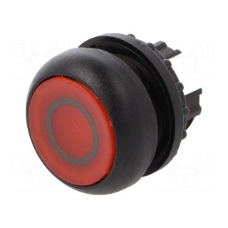 Switch: push-button | 22mm | Stabl.pos: 2 | red | M22-FLED,M22-LED