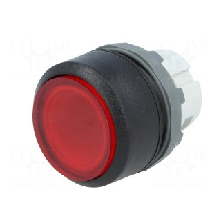 Switch: push-button | 22mm | Stabl.pos: 2 | red | MLB-1 | IP66 | flat | MPI