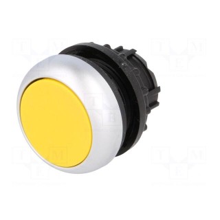 Switch: push-button | Stabl.pos: 2 | 22mm | yellow | Illumin: none | IP67