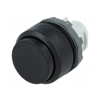 Switch: push-button | Stabl.pos: 1 | 22mm | black | Illumin: none | IP66