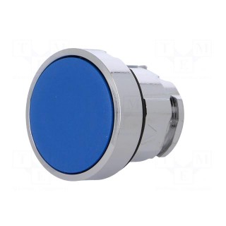 Switch: push-button | 22mm | Stabl.pos: 1 | blue | none | IP66 | prominent