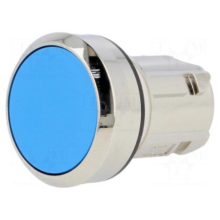 Switch: push-button | Stabl.pos: 1 | 22mm | blue | Illumin: none | IP67
