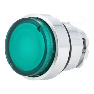 Switch: push-button | Stabl.pos: 1 | 22mm | green | Illumin: ZBV6 | IP66