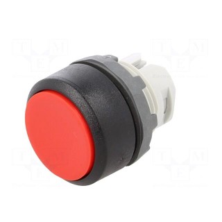 Switch: push-button | 22mm | Stabl.pos: 1 | red | none | IP66 | flat | Pos: 2