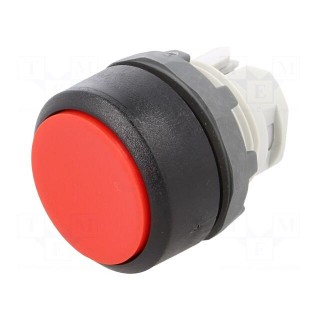 Switch: push-button | 22mm | Stabl.pos: 1 | red | none | IP66 | flat | Pos: 2