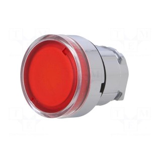 Switch: push-button | Stabl.pos: 1 | 22mm | red | Illumin: ZBV6 | IP66