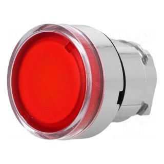 Switch: push-button | Stabl.pos: 1 | 22mm | red | Illumin: ZBV6 | IP66