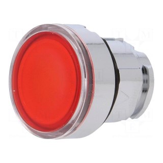 Switch: push-button | 22mm | Stabl.pos: 1 | red | ZBVB,ZBVG,ZBVJ,ZBVM