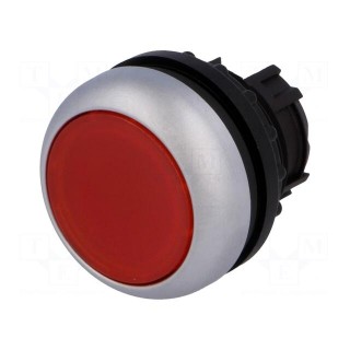 Switch: push-button | 22mm | Stabl.pos: 1 | red | M22-FLED,M22-LED