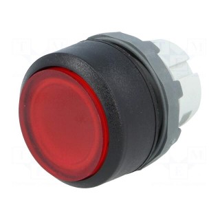 Switch: push-button | 22mm | Stabl.pos: 2 | red | MLB-1 | IP66 | flat | MPI
