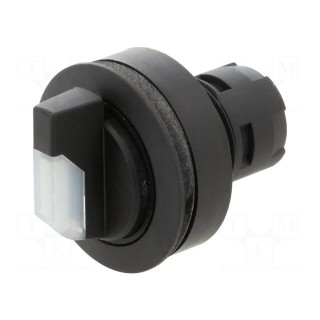 Switch: rotary | 22mm | Stabl.pos: 2 | depending on the holder | IP65