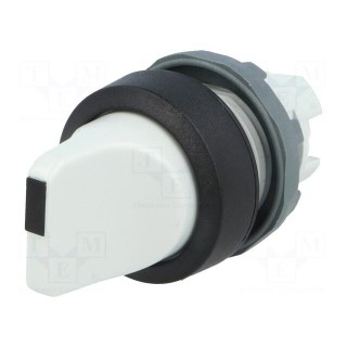 Switch: rotary | Stabl.pos: 2 | 22mm | grey | Illumin: none | IP66 | Pos: 2