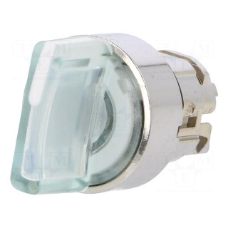 Switch: rotary | Stabl.pos: 1 | 22mm | white | Illumin: LED | IP66 | Pos: 3