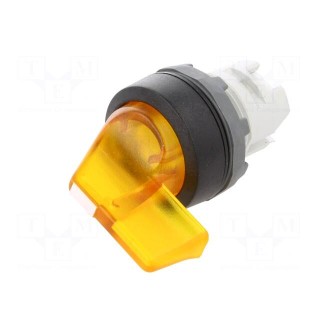 Switch: rotary | Stabl.pos: 1 | 22mm | yellow | Illumin: MLB-1 | IP66