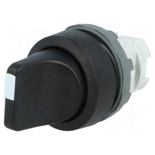 Switch: rotary | Stabl.pos: 2 | 22mm | black | Illumin: none | IP66 | Pos: 3